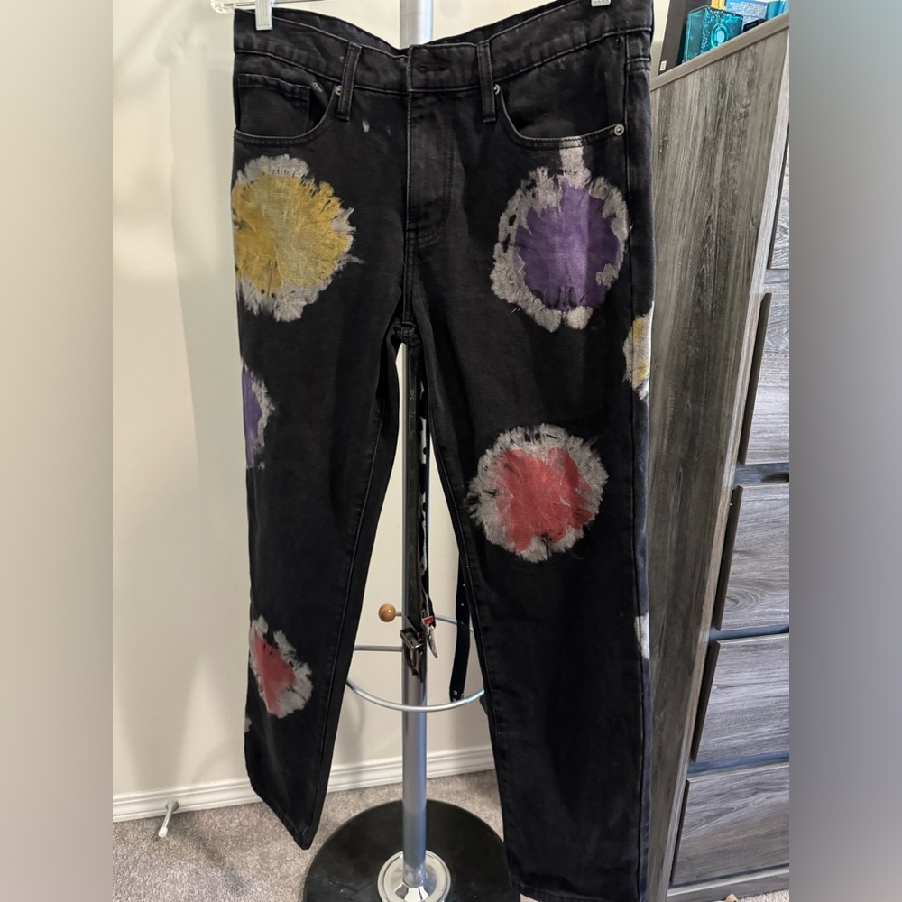 Colorful Patterned Women's Jeans